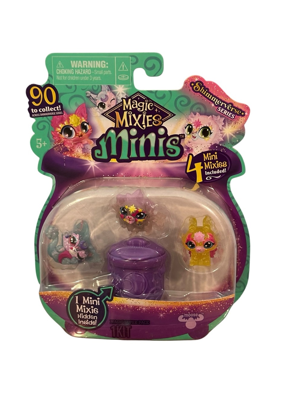 Moose Magic Mixies Shimmerverse Series Mini Mixies 4 Pack Figurines